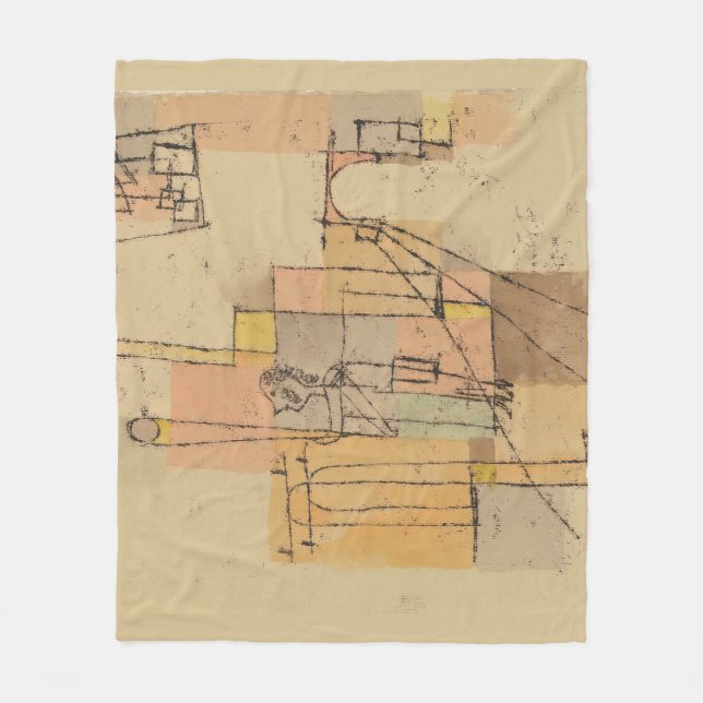Manta Polar Paul Klee antes de la fiesta (Anverso)