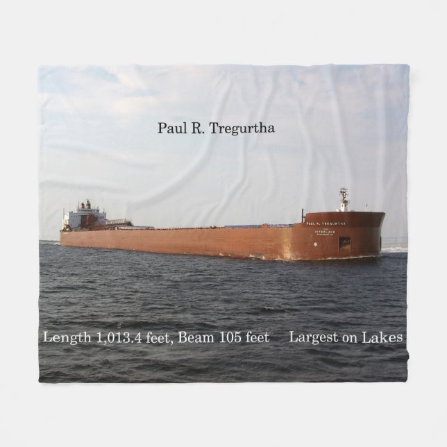 Manta Polar Paul R. Tregurtha blanket (Frente (Horizontal))