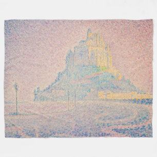 Manta Polar Paul Signac - Monte Saint Michel Niebla y Sol