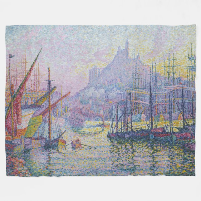 Manta Polar Paul Signac - Notre-Dame-de-la-Garde, Marsella (Frente (Horizontal))
