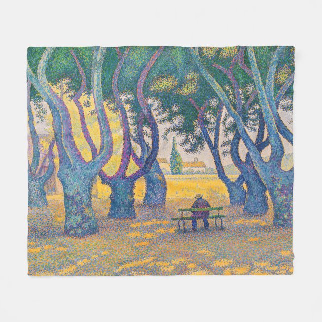 Manta Polar Paul Signac - Place des Lices, Saint-Tropez (Frente (Horizontal))