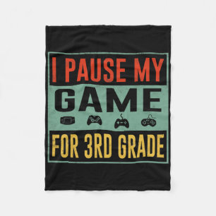 Manta Polar Pausar Mi Juego Para Estudiantes De 3er Grado Ck A