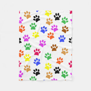Manta Polar Paws coloridos