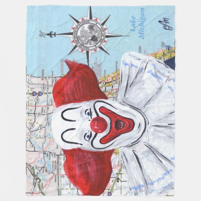 Manta Polar Payaso de Chicago (Anverso)