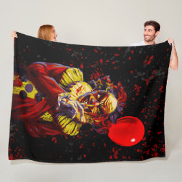 Manta Polar Payaso de Halloween de terror película