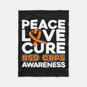 Manta Polar Paz Amor Cura Rsd Crps Conciencia