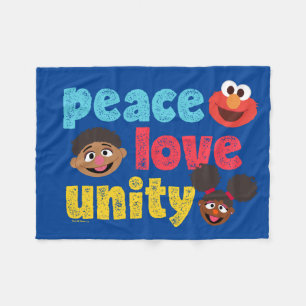Manta Polar Paz Amor Unidad