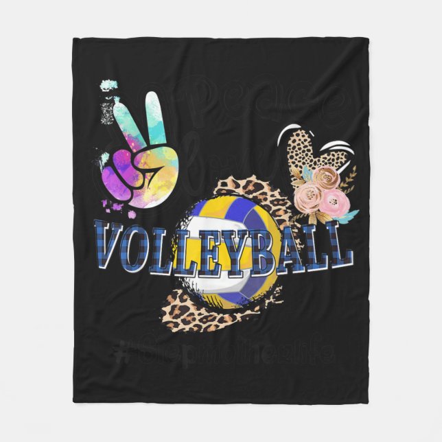 Manta Polar Paz Amor Voleibol, Stepami Life Abuela (Anverso)