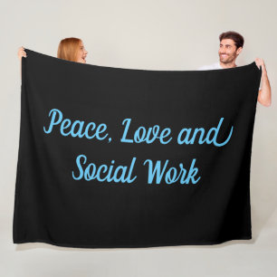 Manta Polar Paz, amor y trabajo social