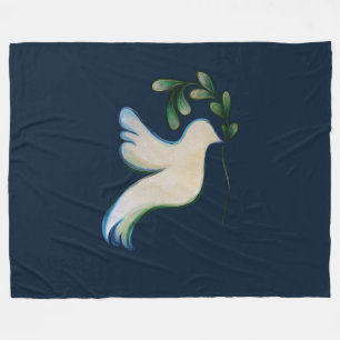 Manta Polar Paz en la Tierra, paloma de esperanza