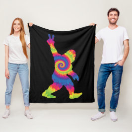 Manta Polar Peace Love Bigfoot - Amantes de pie grande