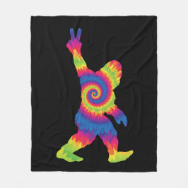 Manta Polar Peace Love Bigfoot - Amantes de pie grande