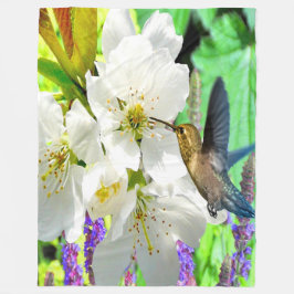 Manta Polar Peach Blossom Hummingbird