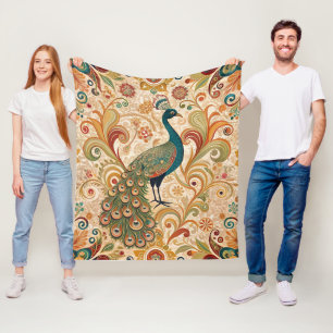 Manta Polar Peacock Art Morris Style