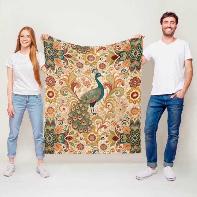 Manta Polar Peacock Art Morris Style (In situ)