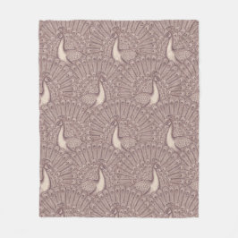 Manta Polar peacock pattern