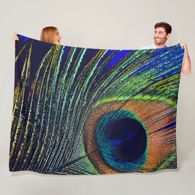 Manta Polar Peacocok Feather Bohemian (In situ)