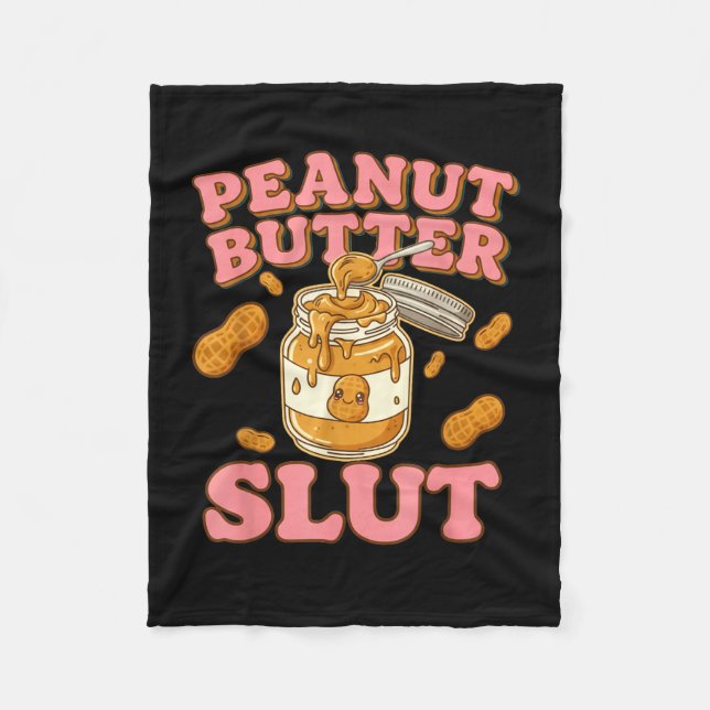 Manta Polar Peanut Butter Funny Peanut Butter Lovers Apparel  (Anverso)
