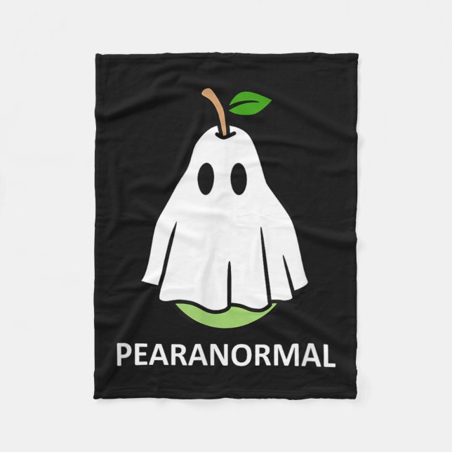 Manta Polar Pearanormal Cute Ghost Pear Halloween Costume Funn (Anverso)