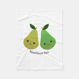 Manta Polar Pearfect Pear Kawaii Pears