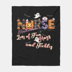 Manta Polar Pediádicas Enfermeras Divertidas Halloween Diseño
