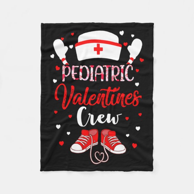 Manta Polar Pediatric Valentines Day Nurse Crew Family Group N (Anverso)
