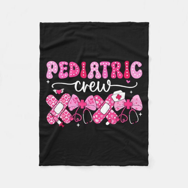 Manta Polar Pediatric Valentines Nurse Crew Peds Nurse Valenti (Anverso)