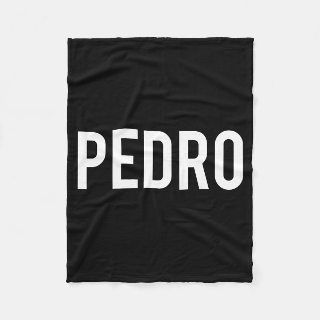 Manta Polar Pedro - Cool New Funny Name Fan Gift Tee  (Anverso)