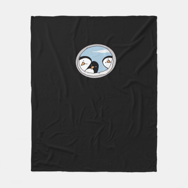 Manta Polar Peekabo Penguins (Anverso)