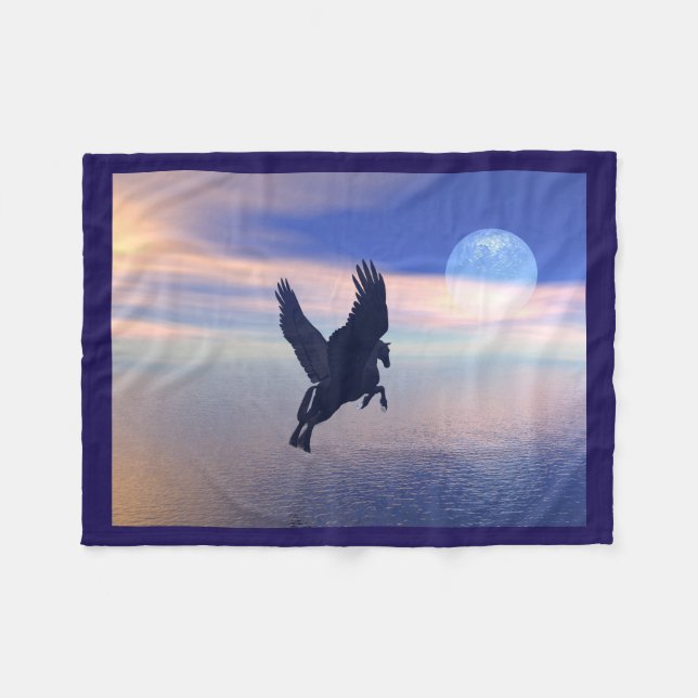 Manta Polar Pegaso de medianoche (Frente (Horizontal))