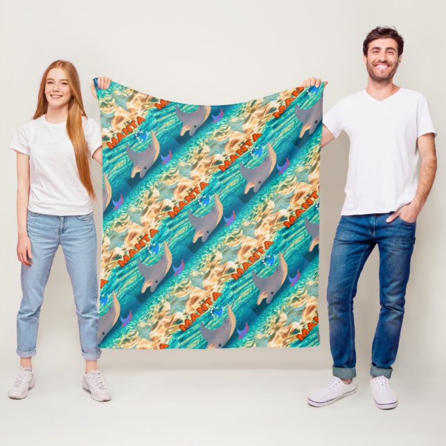 Manta Polar Pegatina (In situ)