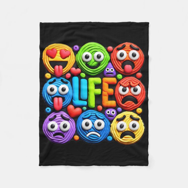 Manta Polar Pegatina de camiseta de regalo de psicoterapia (Anverso)