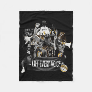 Manta Polar Pegatina del Mes de la Historia Negra de la Nba