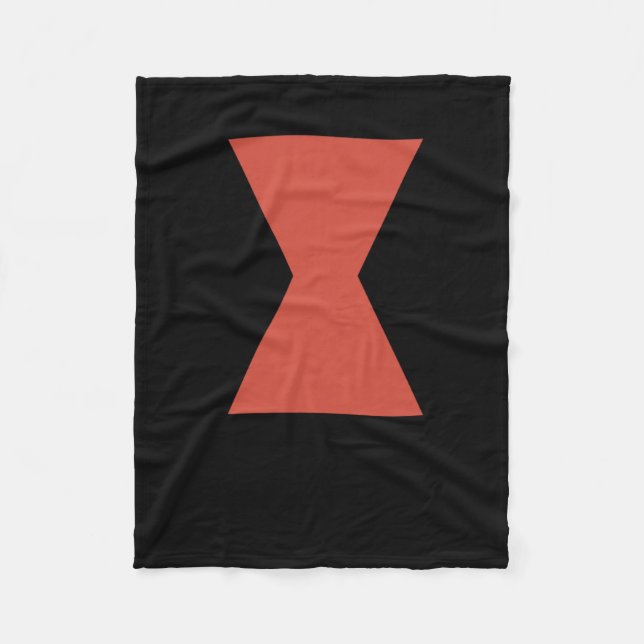 Manta Polar Pegatina Spider de viuda negra (Anverso)