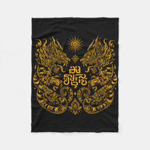 Manta Polar Pelea Mma Muay Thai Tatuaje Gemelo Tigre Kickboxin