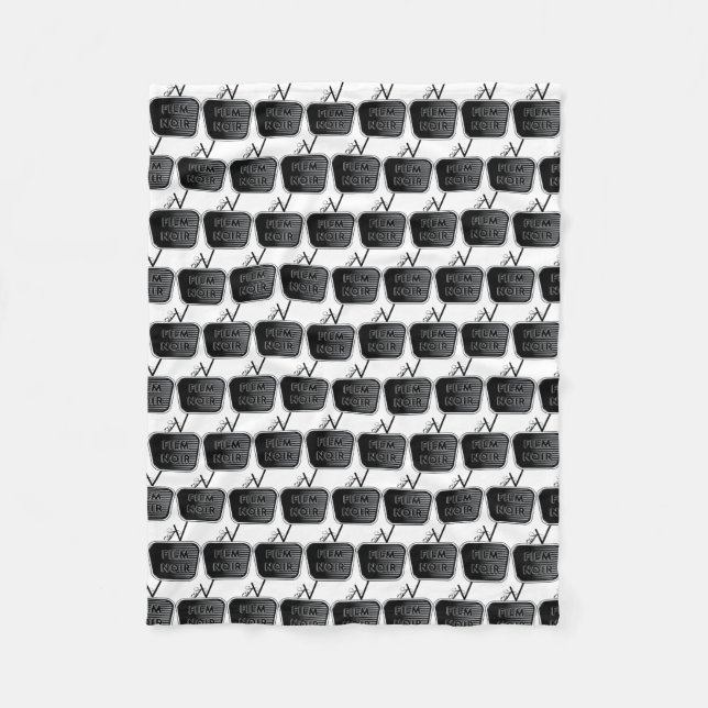 Manta Polar Película Noir (Anverso)