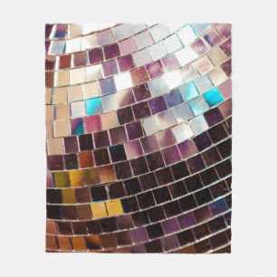 Manta Polar Pelota disco espejada