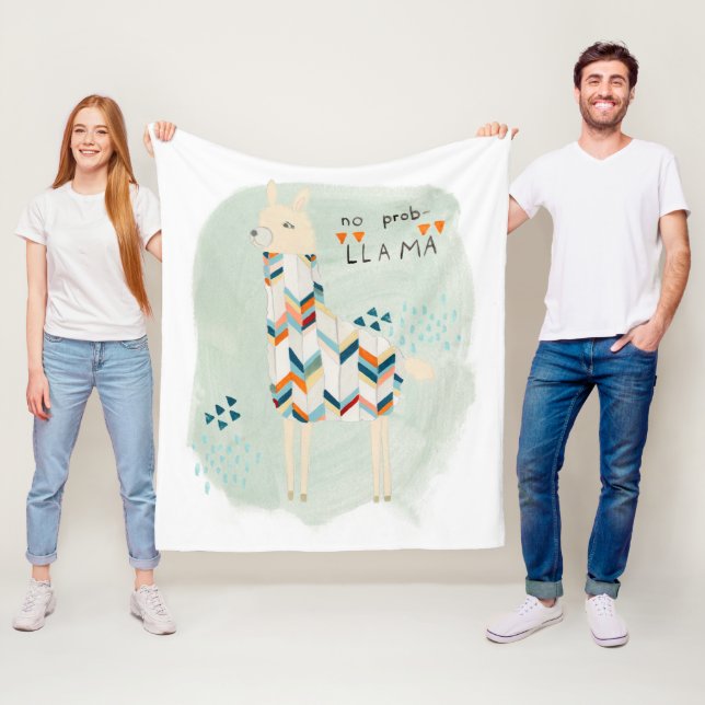 Manta Polar Pelotón de la llama - ninguna Prob-llama (In situ)