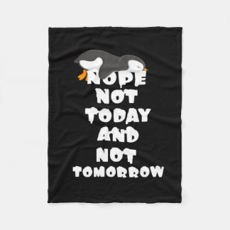 Manta Polar Penguin Blanket | Penguin Lover Blanket