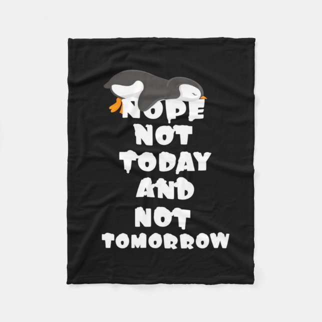 Manta Polar Penguin Blanket | Penguin Lover Blanket  (Anverso)