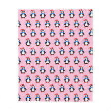 Penguin de invierno con nieve