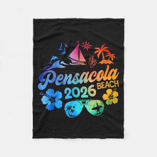 Manta Polar Pensacola Beach Florida 2026 vacaciones Tie Dye Ve