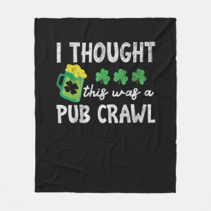 Manta Polar Pensé Que Esto Era Un Funny Día De San Patricio De