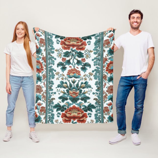 Manta Polar Peony Brocade (In situ)