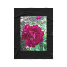 Peony Fleece Blanket