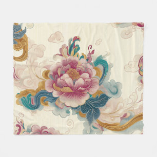 Manta Polar Peony flotante
