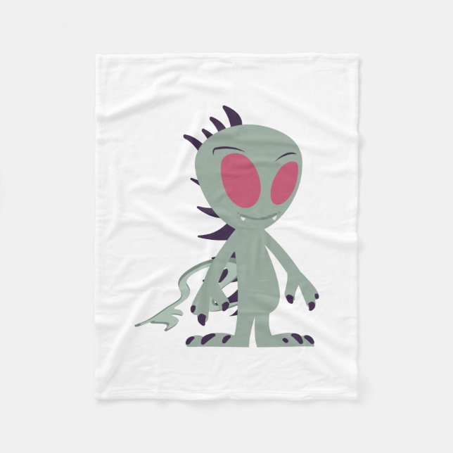 Manta Polar Pequeña Chupacabra (Anverso)
