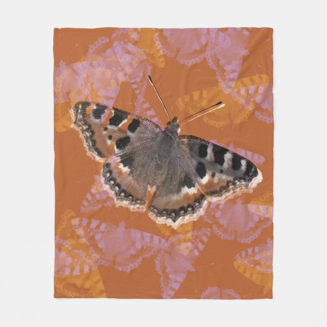 Manta Polar Pequeña mariposa tortoissa (Anverso)