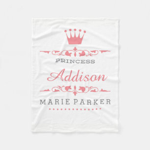 Manta Polar Pequeña princesa Fleece Blanket