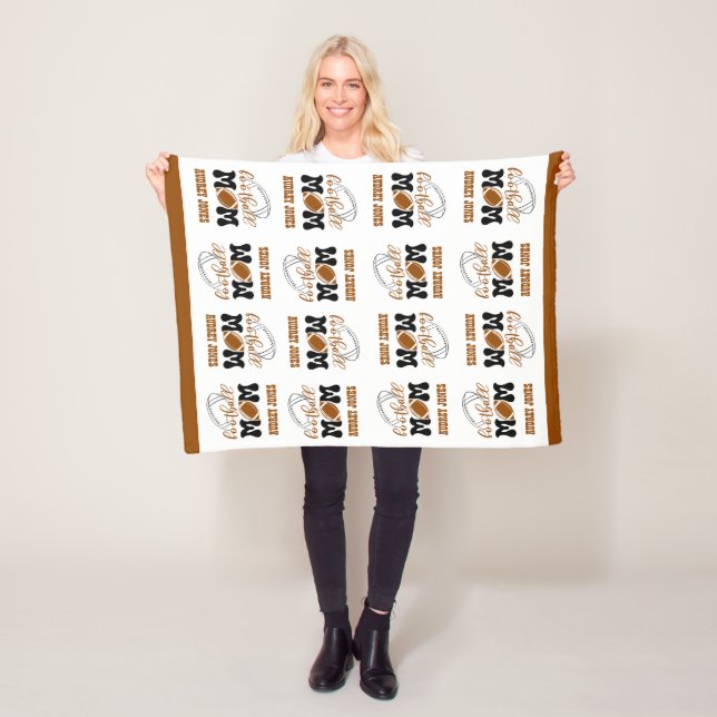 Manta Polar Pequeña y cariñosa madre del fútbol (In situ)